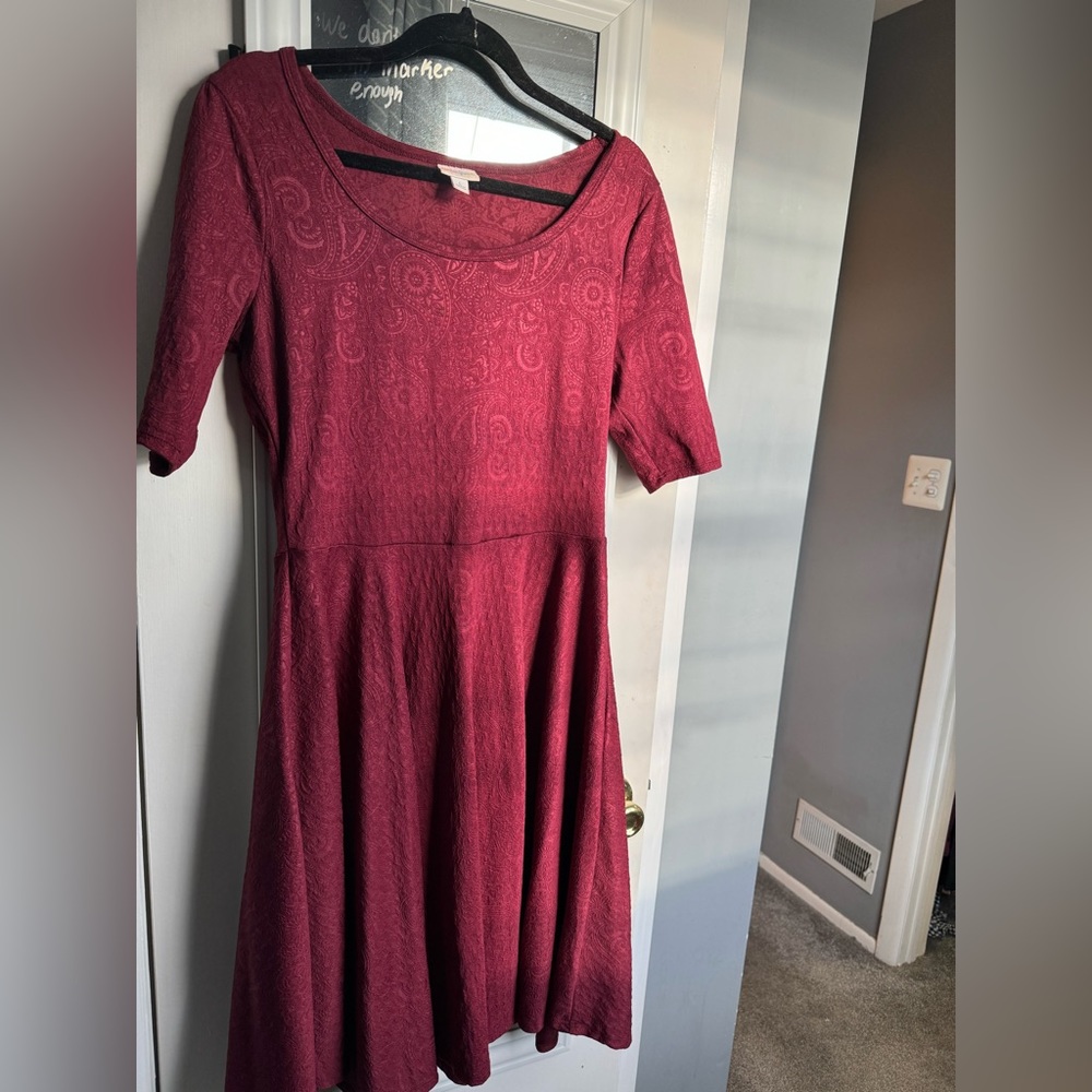 Lularoe Nicole fit and flare dress